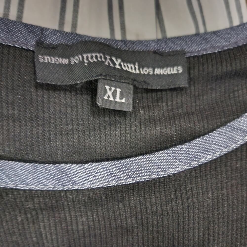 Striped Super Soft Button Detail Task Top Size Xl - image 6